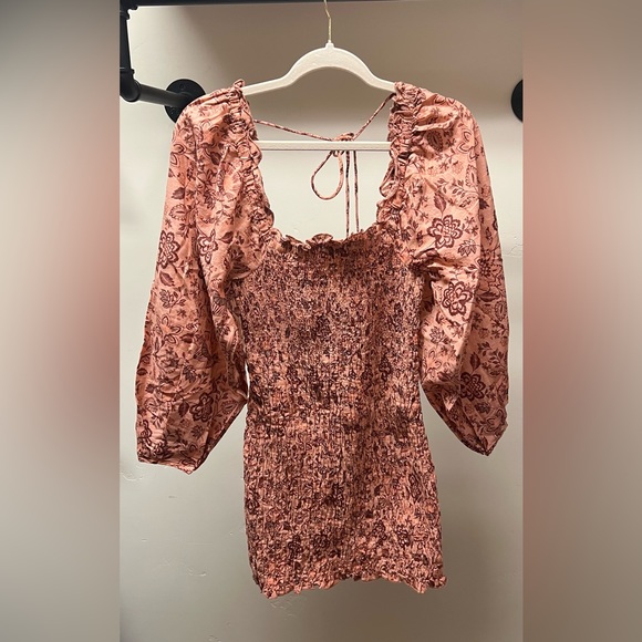 Free People Dresses & Skirts - Free People Apricot Combo Dress, size small